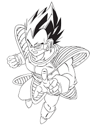 La batalla de los dioses y dragon ball z: Dragon Ball Z Vegeta Coloring Pages Coloring Home