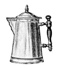 Free Vintage Coffee Pot Clip Art Old Design Shop Blog