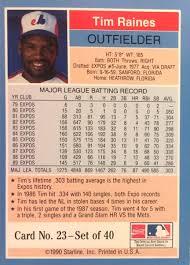 Add your own photo and insert your own baseball statistics, bio and trivia to the card's front and back (with a scoreboard grid). Baseball Card Backs On Twitter It S Not That Hard To Make A Near Perfect Card Back Whoever Starline Is They Did It In 1990