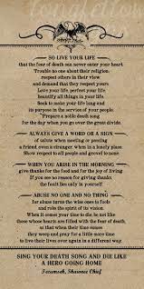 Tecumseh Live Your Life Quotes Quotesgram