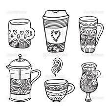 You can now print this beautiful line design of tea to adult coloring page or color online for free. R Q J F U C C X G Coloring Pages Cute Coffee Cups Dog Coloring Page