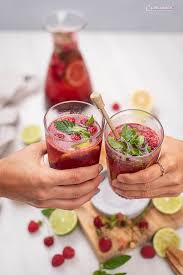 Himbeer Mojito In 2021 Einfache Gerichte Himbeeren Mojito