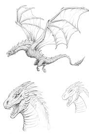 How To Draw A Dragon Step By Step And Easy To Follow Tutorial Easy Dragon Drawings Dragon Sketch Dragon Drawing