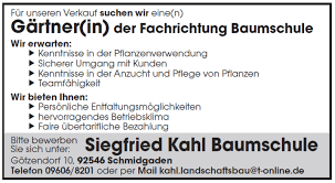 Maybe you would like to learn more about one of these? Kahl Gartenbau Stellenangebote
