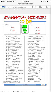 Grammar Beginners English Grammar Worksheets Learn English English For Beginners