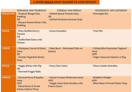 4 Week Vegan Soup Cleanse To Lose Weight
