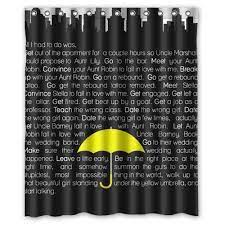 Watch how i met your mother online free. Skcase Custom Shower Curtain 60x72 Inch How I Met Your Mother Buy Online In Andorra At Andorra Desertcart Com Productid 46731276