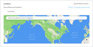 You can use this tool to draw a circle around a point. Location Targeting