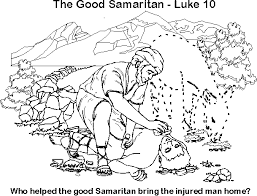 Coloring Page Samaritan Bible Crafts Good Samaritan Bible Bible Coloring Pages