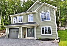 Green House Home By Construction Mckinley Located In Quebec Canada Maison Verte Maison Par Constructio House Exterior Building A House Outdoor Structures