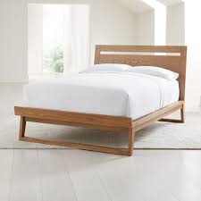 Cameron Full Ash Bed Reviews Crate And Barrel In 2020 Ash Wood Furniture Bed Reviews Natural Wood Bed