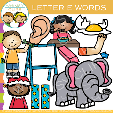 What does stamoist e look like? Letter E Alphabet Clip Art Images Illustrations Whimsy Clips