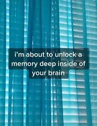 It's a slow process, but talking out your experiences and feelings can help you slowly . I M About To Unlock A Memory Deep Inside Of Your Brain