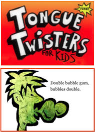 Free Book Tongue Twisters For Kids Igamemom Tongue Twisters For Kids Tongue Twisters Speech Activities