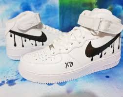 Custom Black And White Air Forces 1 Mid X2f Low White X2f Black Oreo Air Force 1 Nike Shoes Air Force Nike Shoes Women Sneakers Nike