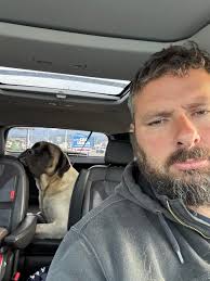 The little guy hurt his front foot so we get to go for a ride to see Tracy.