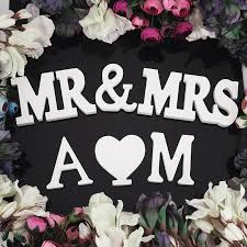 Wood Mr Mrs Love Alphabet Wooden Letter For Wedding Home Decor Decoration Party Diy Birthday Accessory Supplies 62019 Wallcorners Art Canvas