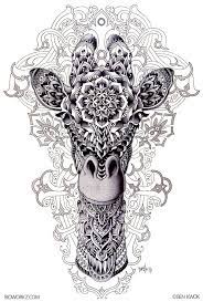 It can be either simple small piece or a larger more. Ornate Animals By Ben Kwok At Coroflot Com Mandalatatoeage Tatoeage Kunst Dieren Kleurplaten