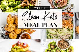 Free keto meal plans printable. Clean Keto Meal Plan Week 1 Healthy Little Peach