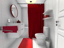 More floor space in a bathroom remodel gives you more design options. Red Bathroom Decor Sets Novocom Top