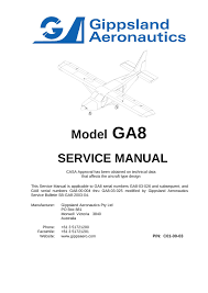 Ga8 Service Manual Casa Amdt 54 C01 00 03 Manualzz Com