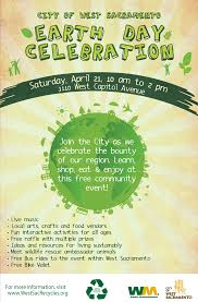 If you are interested in downloading the posters in different resolution options, you can click here. Earth Day Celebration Parks Recreation City Of West Sacramento
