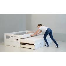 Melody Expandable Twin To King Trundle Daybed With Storage Drawers On Sale Overstock 18105338