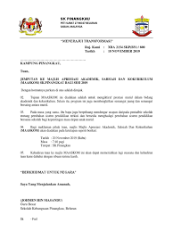 Tapi ada beberapa model serta contoh surat yang tak bisa begitu saja ditinggalkan oleh penggunaanya. Surat Jemputan Ibu Bapa