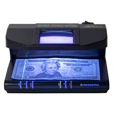While they sell a lot of those pens (stationery stores have them), they don't actually work to detect counterfeit money. Royal Sovereign Uv Mg Fl And Microprint 4 Way Counterfeit Detector In Black Rcd 3000 The Home Depot