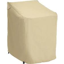 Classic Accessories Terrazzo Stackable Patio Chair Cover Walmart Com Patio Chair Covers Outdoor Chair Cover Outdoor Furniture Covers