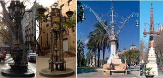 Las Farolas Bancos De Paseo De Gracia Passeig De Gracia
