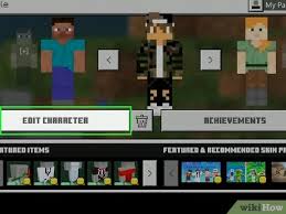 Install custom skins for minecraft education edition on a mac computer using the minecraft skinpack creator form (click here to open form in new tab), give the minecraft skin and skin template a name and give it any version number then browse and select your custom skin.png file from your computer and click submit 3 Ways To Change Your Skin In Minecraft Pe Wikihow