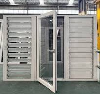 Aluminum Window Built in Louvres Frame Aluminium Louver ...