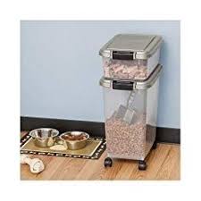 Then, erase the lid and reuse. Pet Food Storage Container Air Tight Dog Cat Dry Bin Rolling Wheels Feed Scoop Must Have Dog S Pet Food Container Pet Food Storage Container Pet Food Storage