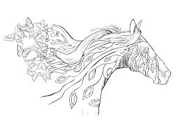 A horse is a strong animal and gives a lot of benefits for the people. Animal Horse Mandala Colouring Pages Total Update