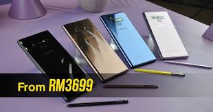 August 9, 2018 at 5:30 pm ·. Samsung Galaxy Note 9 Officially Unpacked Starting From Rm3699 Up To 1tb Total Storage A Bluetooth S Pen 4000mah Battery And More Technave