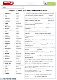 Worksheets labeled with are accessible to help teaching pro subscribers only. 7th Grades Unit 6 Celebrations Worksheet