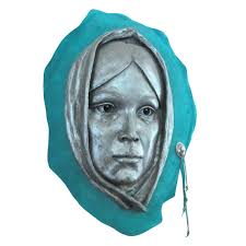 Philip Vickers Art Sculpture Portrait, Matrix Metal, Southwest Art, Woman