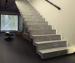 Concrete Staircase Stair Designs For A Modern Home Stairway Design Stairs Design Modern Concrete Staircase