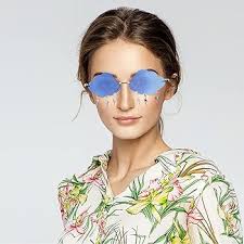 VALICLUD Wolke Sunglasses Rimless Vintage Sunglasses Funny Glasses Disco  Glasses Flash Tassel for Women Men Tinted Glasses Festival Sunglasses,  darkblue, 14,6 cm : Amazon.co.uk: Fashion