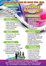 Sales (corporate, real estate, telesales, etc.) Purchasing Executive Shah Alam Jobsbac Com My
