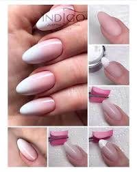 Wait, these ombré nails are so freaking cool. Pin By Jana Linhartova On 1 1 Mk Indigo Nails Nail Lab Ombre Gel Nails