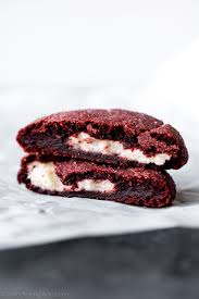 Saving time and saving money. Cream Cheese Stuffed Red Velvet Cookies Sally S Baking Addiction
