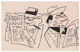 Jerry Warshaw Fling Magazine 1959 Illustration Cartoon Artist