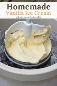 How To Make Our Family S Favorite Homemade Vanilla Ice Cream The Old Fashioned Way Best Homemade Ice Cream Ice Cream Recipes Machine Ice Cream Maker Recipes