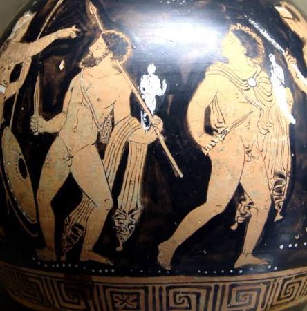 History - Diomedes and Odysseus stealing the Palladium (from the Louvre) |  Facebook