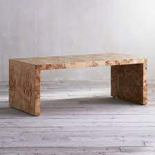 The Best Modern Coffee Table Ideas For Every Budget Jane At Home Burled Wood Burled Wood Coffee Table Burled Wood Furniture
