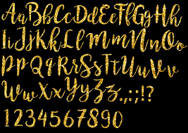 Gold glitter glitter texture abc letters glitter ball balloon letters greek letters chinese letters digital letters gold letters golden letters previous next. Gold Glitter Alphabet Clip Art Glitter Letters Numbers 68 Elements By Iamveneta Thehungryjpeg Com