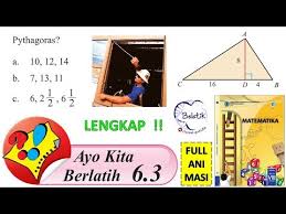 Soal untuk menguji pemahaman matematika materi lingkaran bagi siswa kelas 8 semester 2. Lengkap Ayo Kita Berlatih 6 3 Kelas 8 Smp Mts No 123456789 Segitiga Matematika Paket Halaman 31 Youtube