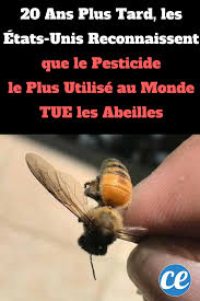 20 Ans Plus Tard Les Etats Unis Reconnaissent Que Le Pesticide Le Plus Utilise Au Monde Tue Les Abeilles Les Pesticides Pesticides Abeille